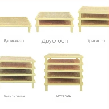 Многослойна подложка за покриване на пелмени, нелепяща, удебелена, разделяема тава за пелмени и хлебчета, изработена от стъбла на сорго