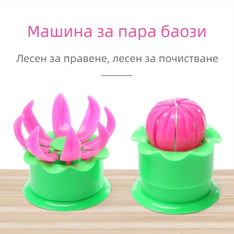 Домашен уред за парени бао — ръчно оформяне и форма