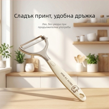 Обелвач за плодове и картофи от неръждаема стомана, карикатурен стил, бързо обелване