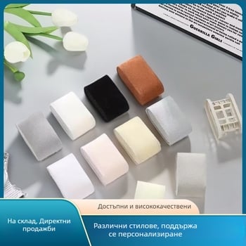Възглавница за кутия за часовник — дългокосмест кадифе за дисплей, ръчна изработка, PU кожа
