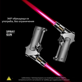TH-866 Сгъваема мощна газова горелка за открито барбекю – преносим ветроустойчив запалвач