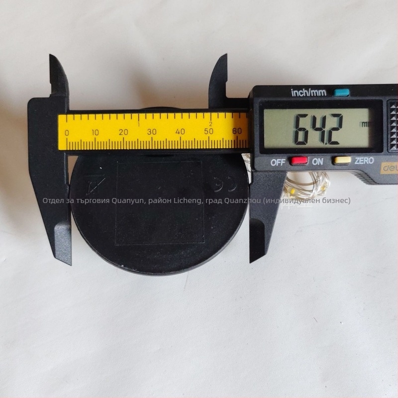 Соларна LED стъклена топка с напукана повърхност, диаметър 6.5 cm, подземно осветление за двор и градина