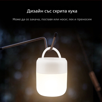 Мултифункционална LED нощна лампа с защита на очите, USB зареждане, докосване, лампа за нощно шкафче, меко атмосферно осветление