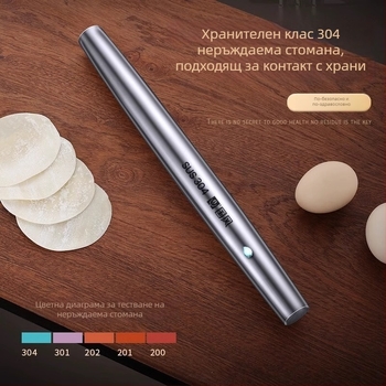 304 неръждаема стомана точилка за тесто, хранителен клас, кухненска, за тесто и кори за пелмени