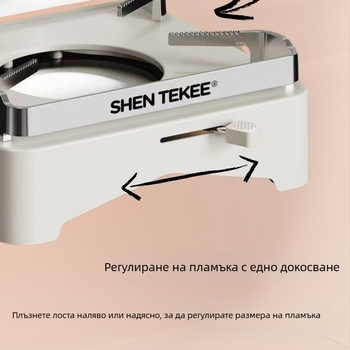 Квадратен алуминиев алкохолен котлон за хотели и ресторанти, компактен домашен котлон за малки съдове със стабилен пламък