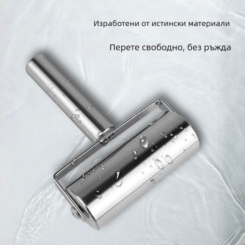 Разточващ валяк от неръждаема стомана, не залепващ, улесняващ работа, за кори за кнедли