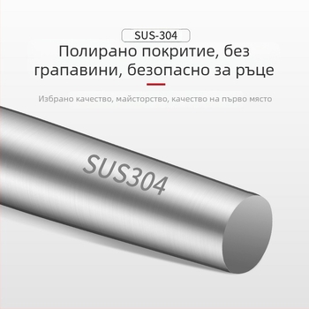 Obermeth 304 неръждаема стомана точилка за тесто, голяма кухненска ролка за тесто за кнедли и печива