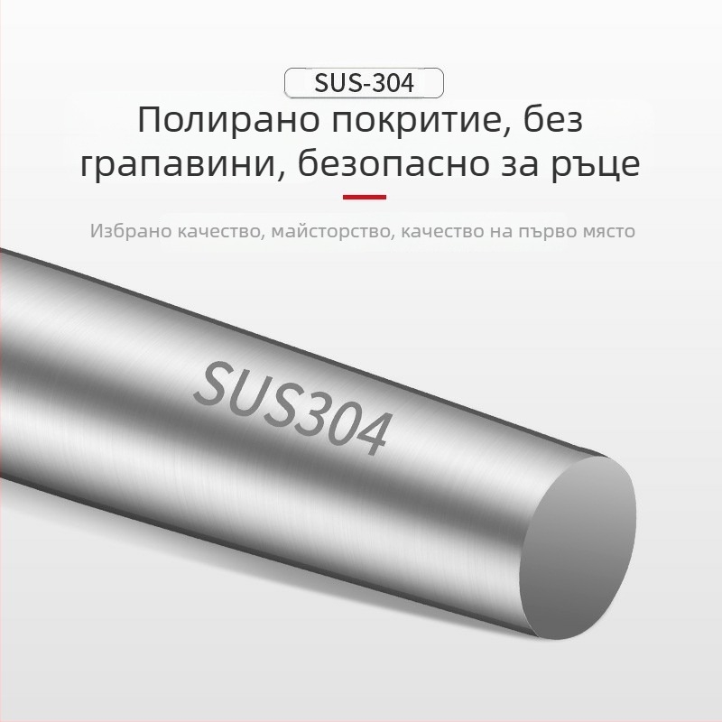 Obermeth 304 неръждаема стомана точилка за тесто, голяма кухненска ролка за тесто за кнедли и печива