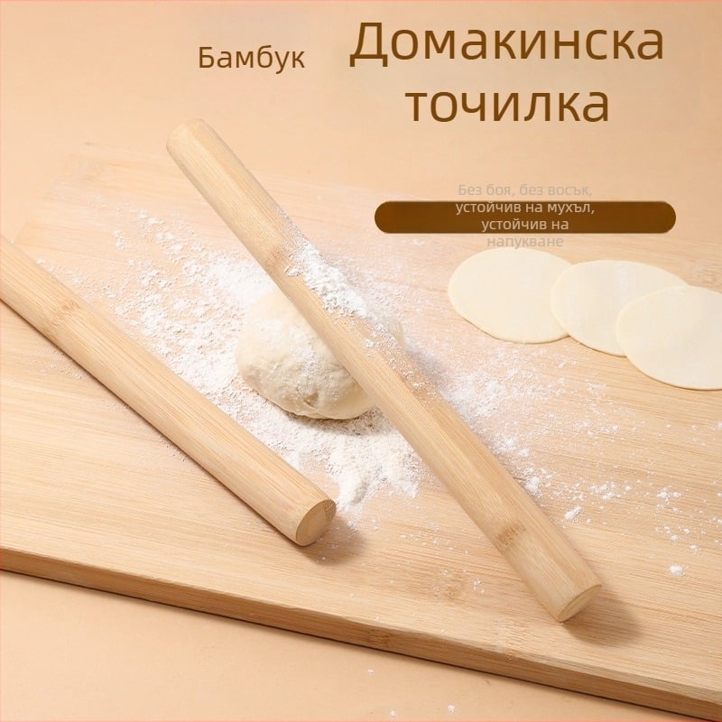 Бамбукова разточка за кухня, малък размер, инструмент за печене