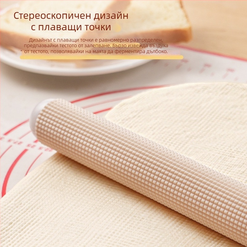 Антизалепваща ролка за тесто – хранителен клас кухненски инструмент за хляб, пелмени и тестени кори