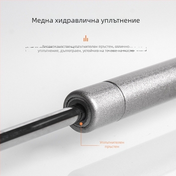 Газова пружина за повдигаща врата на шкафове, телескопичен прът, мебелен хардуер