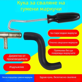 Автомобилен закачалка за демонтаж на маркучи вода/масло — стоманен инструмент