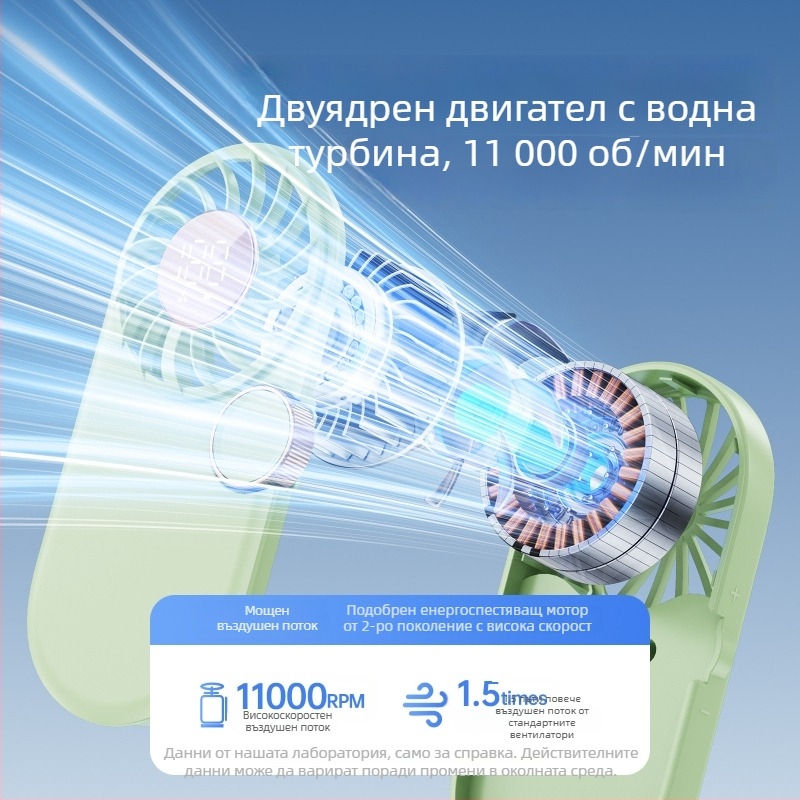 USB презареждащ се вентилатор за врата и ръчен вентилатор, преносим подаръчен вентилатор с персонализирано лого