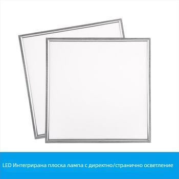 LED 600x600 плоска лампа за таван, интегрирана в тавана, съвместима с гипсокартон и минерална вълна
