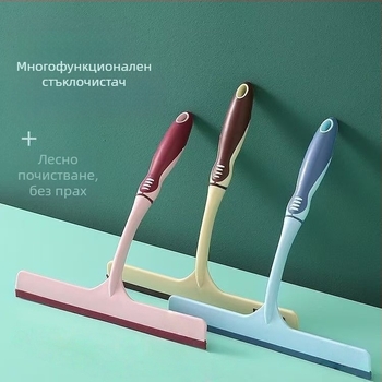 Силиконов чистач за стъкло, едностранен почистващ инструмент за баня и огледала