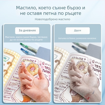 Deli флуоресцентен хайлайтър за ученици, цветни маркери за подчертаване на ключови точки, Morandi цветове