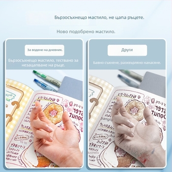 Deli флуоресцентен хайлайтър за ученици, цветен маркер за подчертаване, специална писалка за дневник Morandi палитра