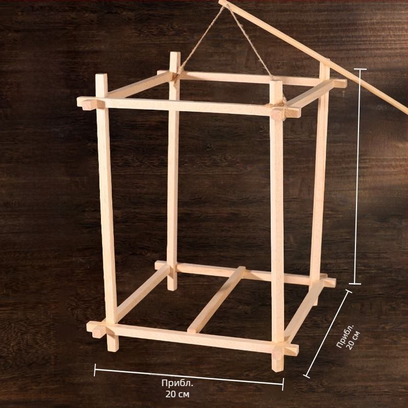 DIY комплект за традиционен фенер със mortise and tenon съединения