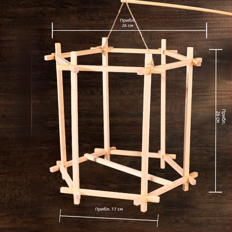 DIY комплект за традиционен фенер със mortise and tenon съединения