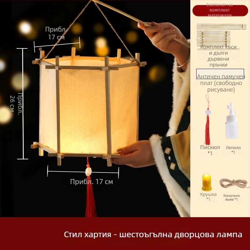 DIY комплект за традиционен фенер със mortise and tenon съединения
