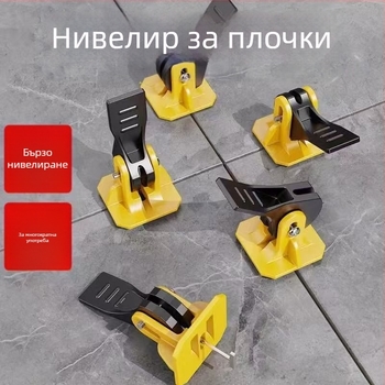 Прес-тип нивелир за плочки за полагане на подови плочки, кръстчета за нивелиране и позициониране