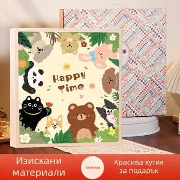 Албум за снимки с голям капацитет и междинни страници, спомени и семейна памет, за най-добра приятелка, размери 5–6 инча, шест снимки, луксозен