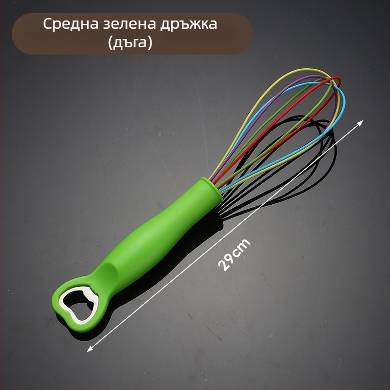 Бъркалка за яйца от неръждаема стомана с отварачка за бутилки – кухненски прибори за печене