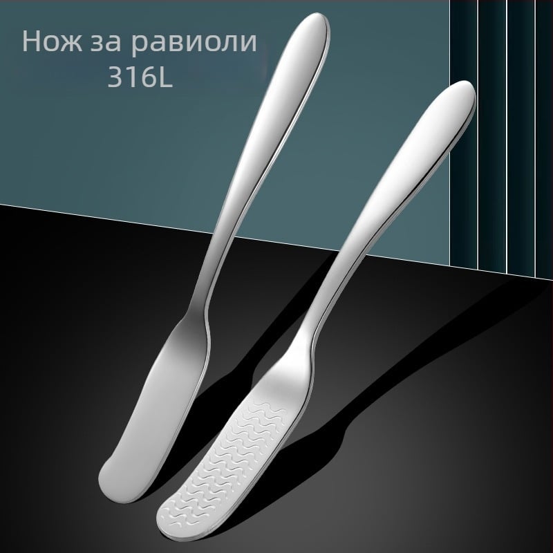 316L неръждаема стомана лъжичка за пълнене на пелмени и уонтън, смесваща лъжичка за пълнеж, кухненски инструмент