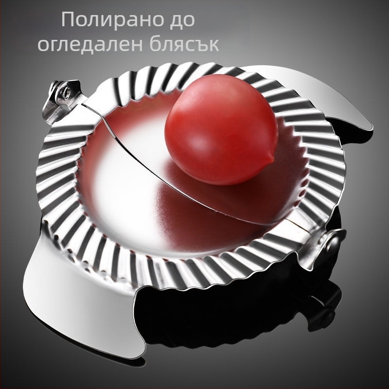 Комплект от неръждаема стомана за приготвяне на пелмени – уред за свиване и форма за пелмени в кухнята