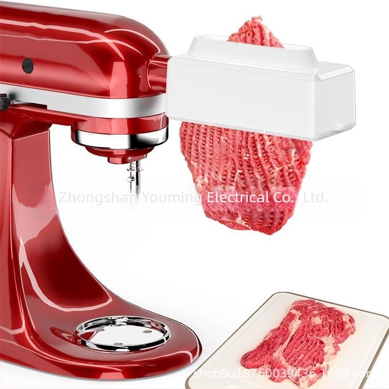 Приставка за омекотяване на месо за кухненска машина KitchenAid, метална зъбчатка, подходяща за миене в съдомиялна машина