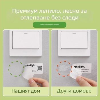 Английски стикери за семейни сцени за ежедневен разговор и лексика за ученици в началното образование