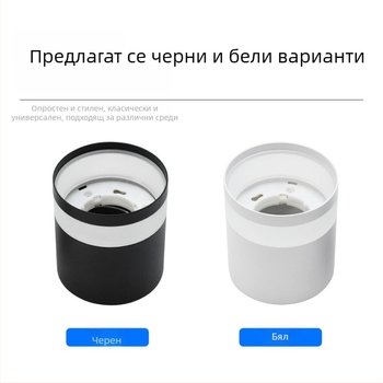 LED повърхностно монтиран таван downlight – осветление за дневна, антре, коридор и спалня без пробиване