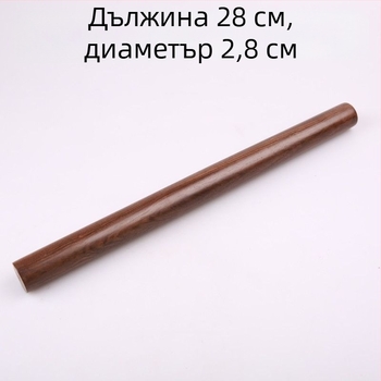 Точилка за тесто от абаносово дърво за кори за пелмени, масивна дървена точилка за кухнята, големи и малки размери.