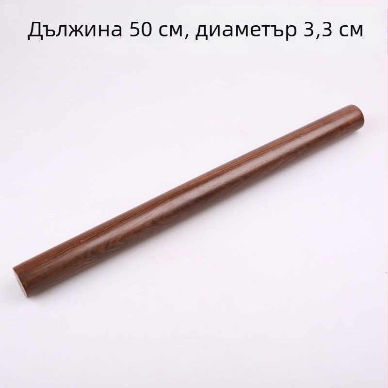 Точилка за тесто от абаносово дърво за кори за пелмени, масивна дървена точилка за кухнята, големи и малки размери.