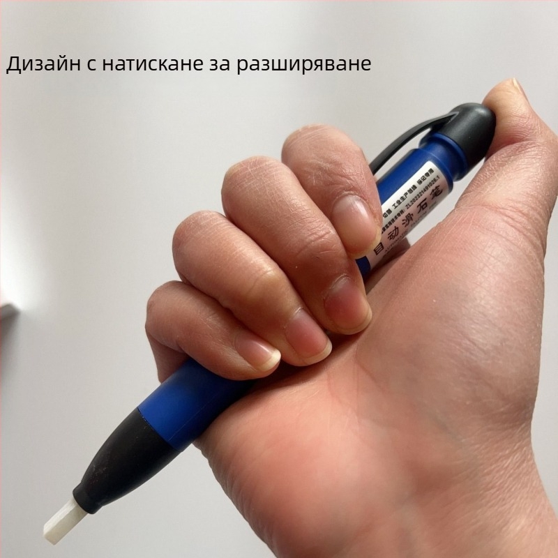 Нова автоматична безпрахова маркерна писалка с талк камък и стоманена конструкция