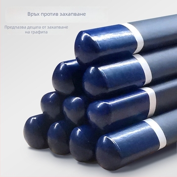 Детски триъгълни моливи за почерк 2B/HB, кутия от 12 бр, за първи клас, без токсични вещества
