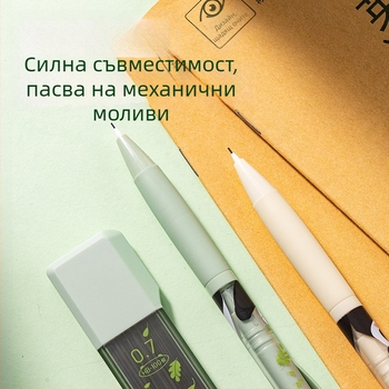 Deli рефили за механичен молив, 0.5/0.7 мм HB, здрави, голям капацитет, подаване на графит