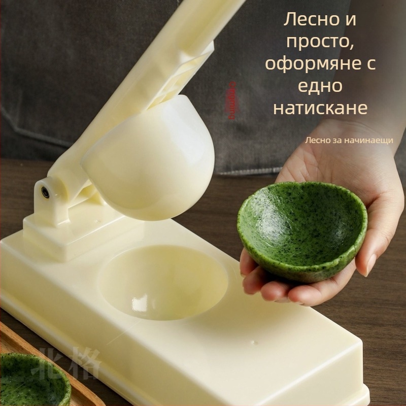 Преса за кори за кнедли за зелени кнедли, ръчно приготвени моочи и оризови сладки, обвивки за лунни торти, домашен кухненски инструмент
