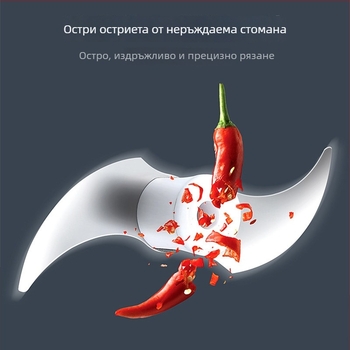Ръчна преса за чесън, мачкач за чесън и нарязвач за чесън