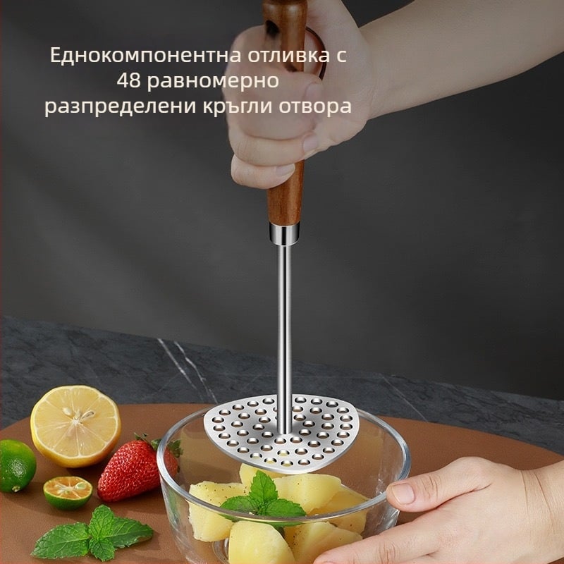 Преса за бебешка храна от дебела неръждаема стомана и картофено намачкване за домашна употреба