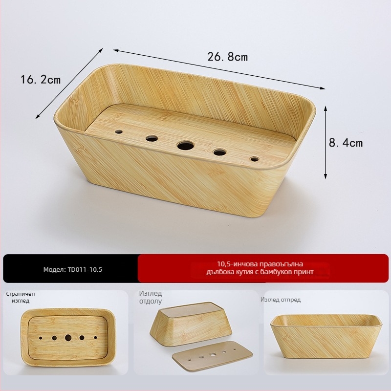 Меламиново въртящо се плато за ресторанти - дисплей за горещо готвене, сукияки и зеленчуци