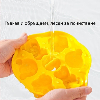 Форма за парени кексове за бебешка храна, силиконова кутия с хранителен клас, дизайн котешка лапа, подходяща за яйчен крем и оризови кексове, форма за печене