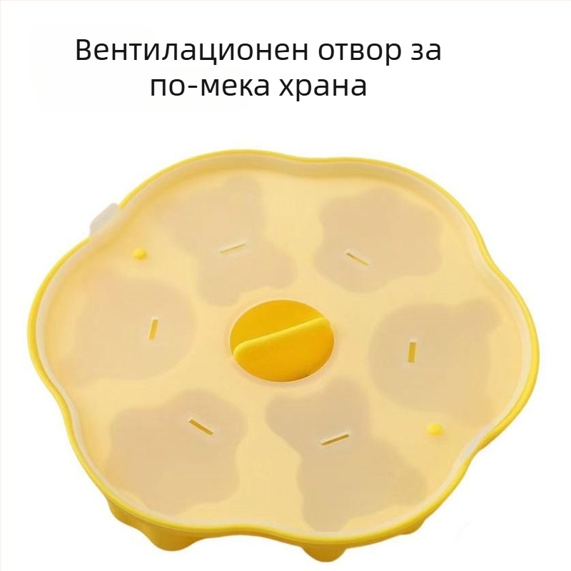 Форма за парени кексове за бебешка храна, силиконова кутия с хранителен клас, дизайн котешка лапа, подходяща за яйчен крем и оризови кексове, форма за печене