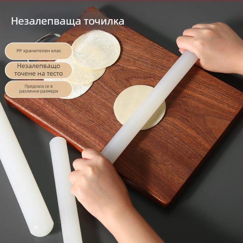 Пластмасова ролка за тесто за фондан и кори за пелмени, незалепваща, DIY кухненски инструмент