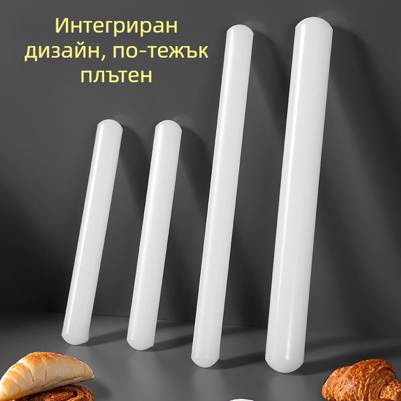 Пластмасова ролка за тесто за фондан и кори за пелмени, незалепваща, DIY кухненски инструмент
