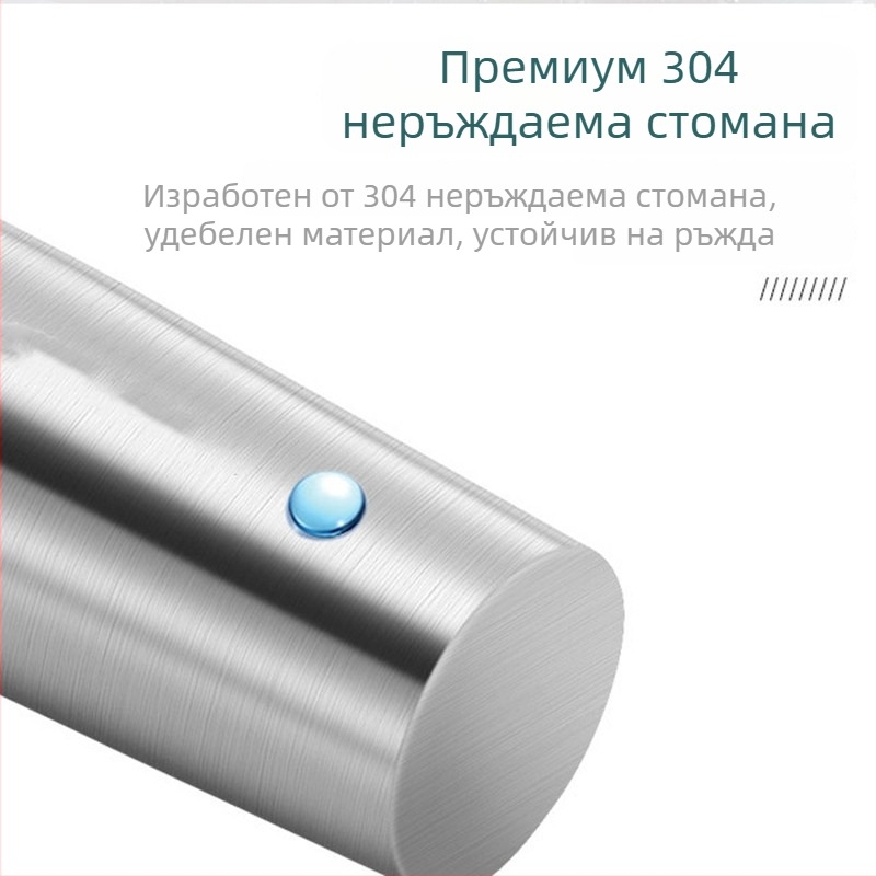 Разточвач за тесто от 304 неръждаема стомана – кухненски инструмент за разточване на тесто и оформяне на тестени кори за кнедли