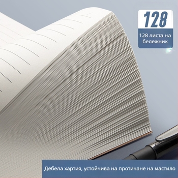 Минималистичен A6 тефтер, компактен джобен бележник за лексика, портативен, ретро стил, крафт хартия