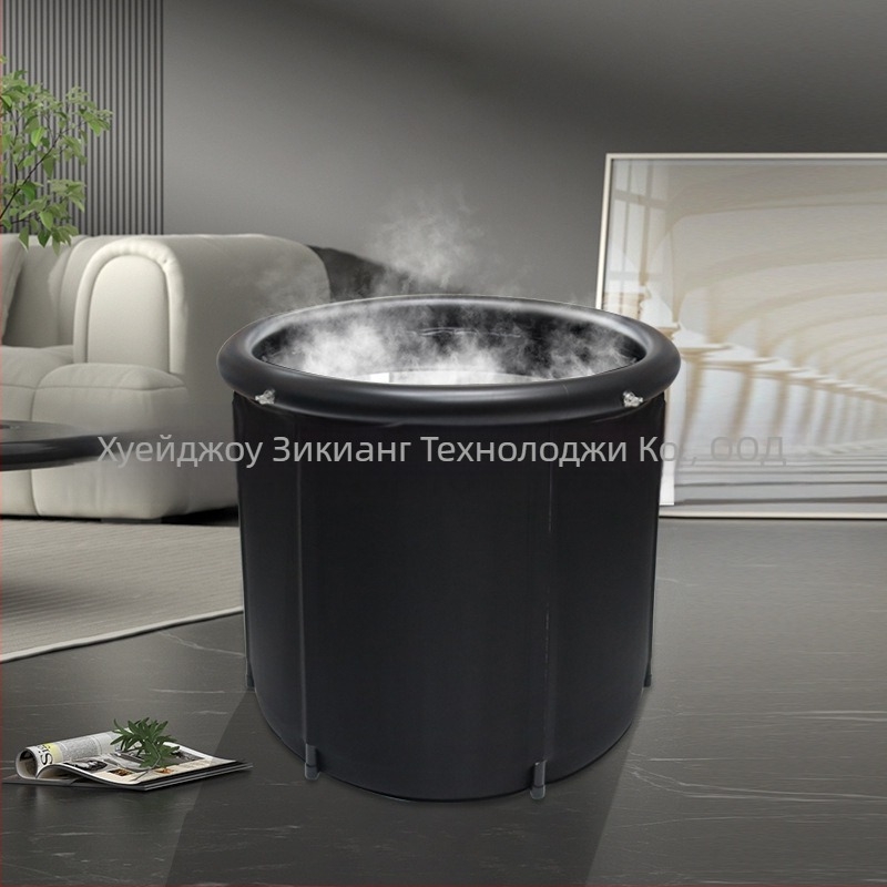 Сгъваема PVC кофа за ледено къпане и студена терапия, усилена конструкция за рехабилитация