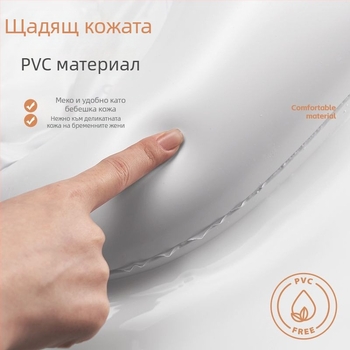 PVC надуваем басейн за измиване на коса, преносим басейн с дренаж, подложка за миене, грижа за майката, къпане