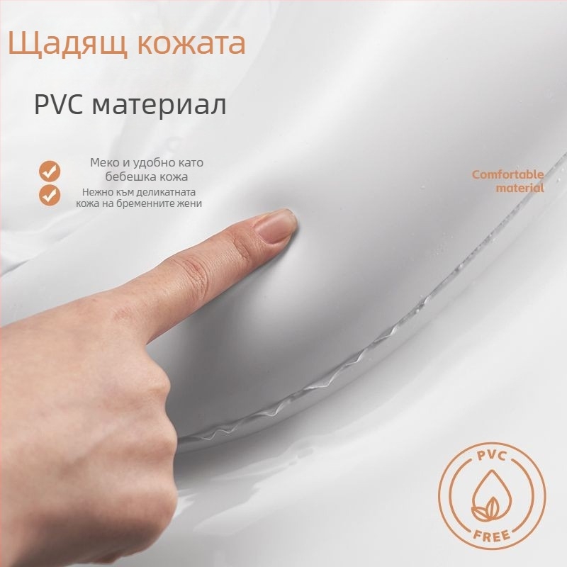 PVC надуваем басейн за измиване на коса, преносим басейн с дренаж, подложка за миене, грижа за майката, къпане